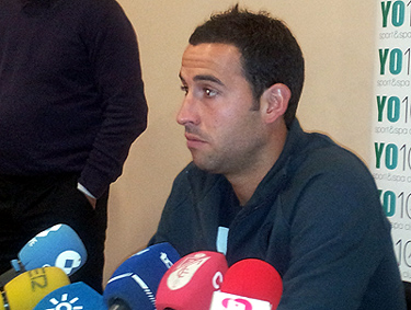 Íñigo López, durante su comparecencia en rueda de prensa. (GRJ)