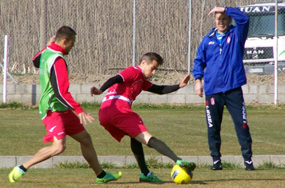 David Cortés y Benítez durante un entrenamiento. (GRJ)