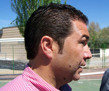 Cordero atiende a los medios de comunicación (GRJ)