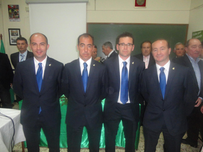 Los cuatro árbitros premiados