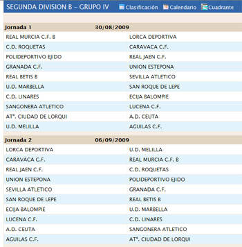 Esta temporada estrenamos sección de clasificaciones (GRJ)