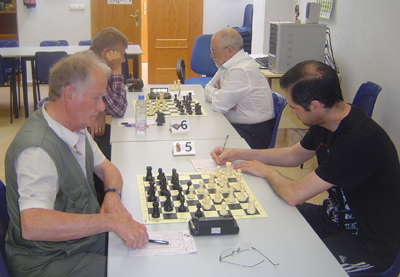 Tableros 5 y 6 de la competición