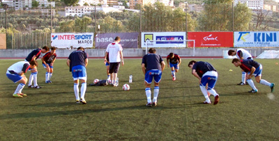 Entrenamiento del Loja con la mente puesta en el Valladolid B