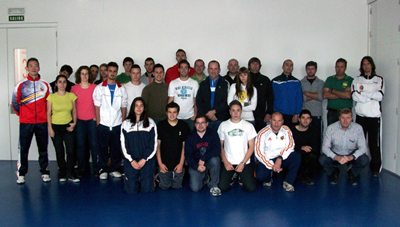 Participantes en el curso de arbitraje