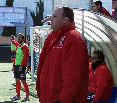 Salquero durante un partido esta temporada