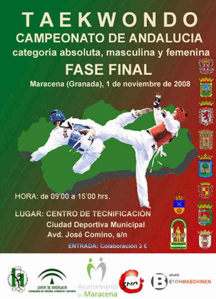 Cartel oficial de la fase final en Maracena (GRJ)