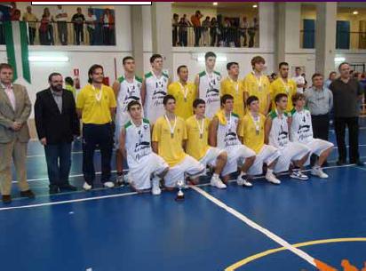 Equipo cadete masculino de Granada