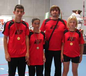 Varios de los medallistas granadinos