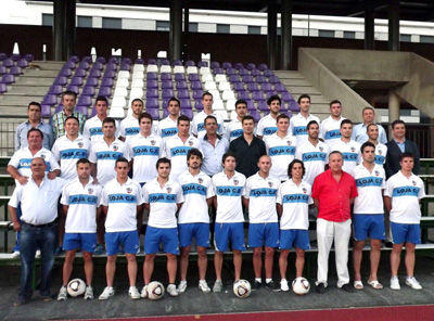 Plantilla al completo del Loja 