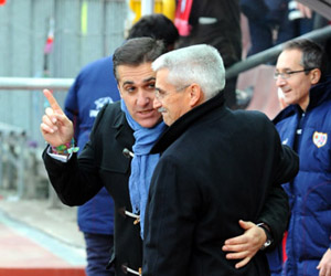 Fabri, junto a Sandoval durante su etapa en el Granada