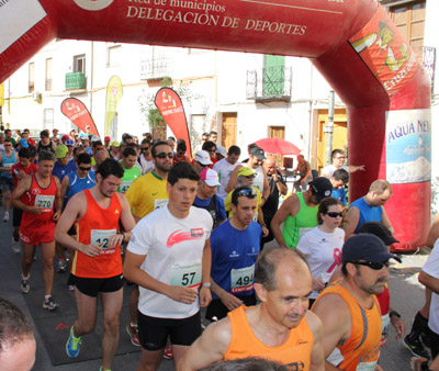 Multitudinaria salida de la prueba