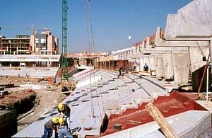 El `Nuevo Los Cármenes` en plena construcción 