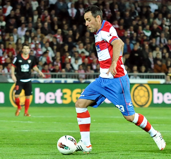 Abel Gómez se despide del Granada (BALDOMERO)