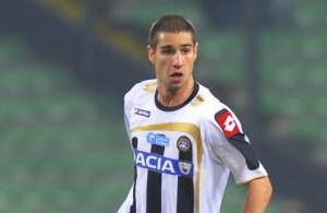 Geijo durante su etapa en el Udinese