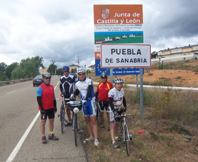 Una de las paradas de la Ruta a Santiago