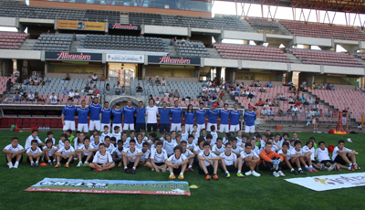 El entrenamiento en Los Cármenes fue un regalo para los participantes