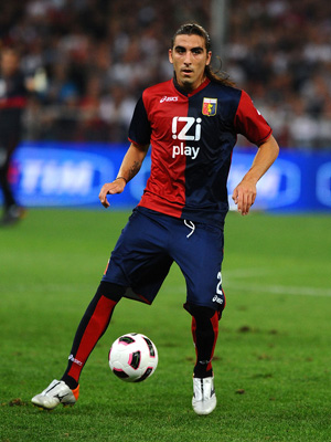 Chico durante su etapa en el Genoa