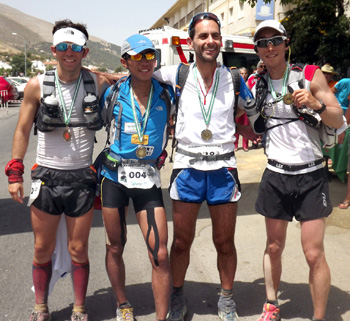 Los primeros clasificados de la prueba