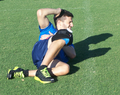 Fran Rico es otro de los jugadores que trabaja al margen del grupo