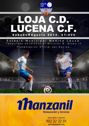 Cartel de la presentación del Loja