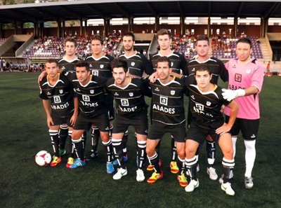 Equipo titular del cuadro lojeño ante el Lucena (CASTILLO)