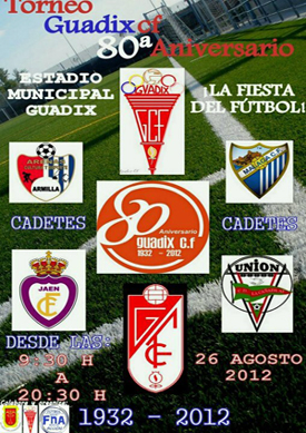 Cartel oficial del I Torneo Cadete de Guadix (GRJ)
