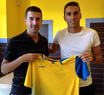 Luis Daza, director deportivo, junto a Manrique (PUNTOPENALTI.COM)