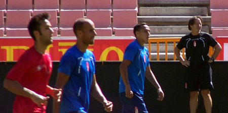 Anquela podría modificar su once inicial para recibir al Deportivo de la Coruña (GRJ)