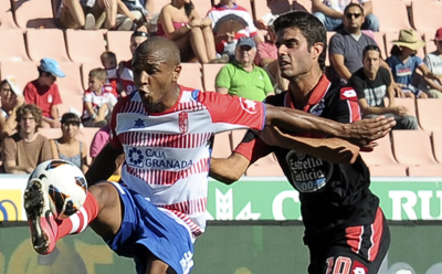 Brahimi debutó con el Granada CF (J. M. BALDOMERO)
