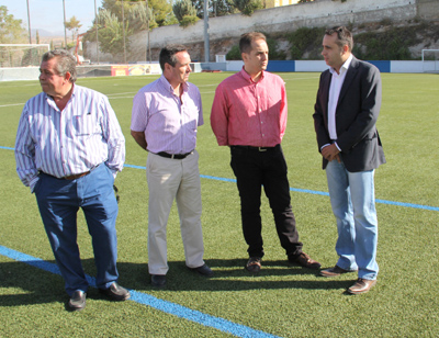 Francisco Rodríguez durante la visita a las instalaciones de Monachil