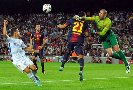 Los rojiblancos esperan ganar ante el Celta su primer partido (BALDOMERO)