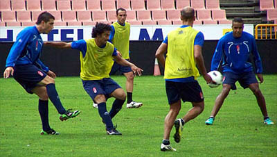 La plantilla rojiblanca tendrá una suave sesión de trabajo