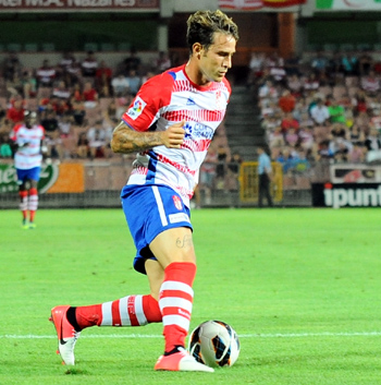 Flores podría volver a ocupar el puesto de delantero ante el Mallorca