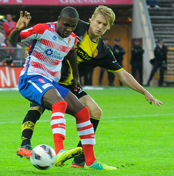 Ighalo debutó esta temporada con los rojiblancos (BALDOMERO)