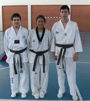 Los tres representantes granadinos 