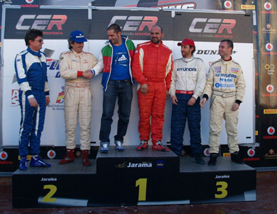 Cirre y Fernán en el pódium del Jarama