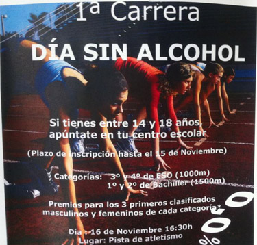 Cartel de la prueba