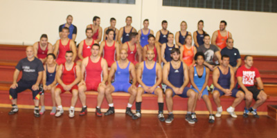 Miembros del Club de Luchas Maracena