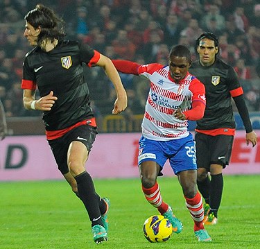 Ighalo jugó 20 minutos ante el Atlético de Madrid. (BALDOMERO)