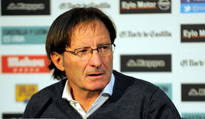 Anquela en rueda de prensa tras en encuentro (BALDOMERO)