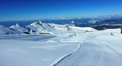 Las pistas de Sierra Nevada lucen este gran aspecto 