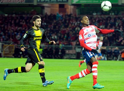 Odion Ighalo ha entrado en la lista para medirse al Espanyol. (BALDOMERO)