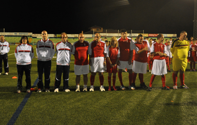 Miembros del Guadix CF en modalidad adaptada 