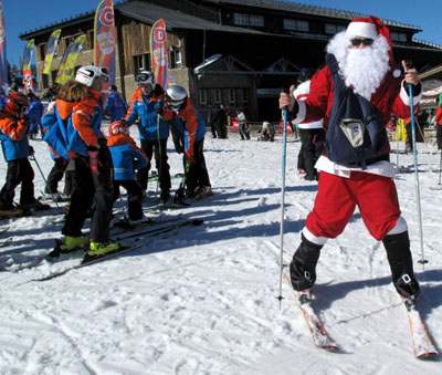 Papa Noel en Sierra Nevada