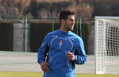 Pedro Conde ha entrenado con el primer equipo 