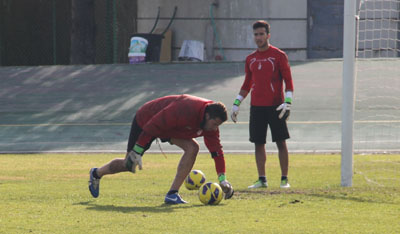 Toño entrenó con normalidad 