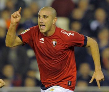 Aranda, durante su etapa en Osasuna. (mundodeportivo.com)