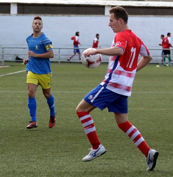 Migue García, durante el último partido ante el Comarca de Níjar (QUESADA)