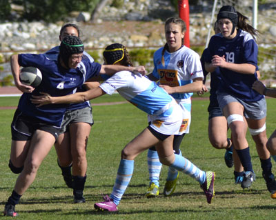 Lance del partido entre UMA y Universidad de Granada (LORENA LÓPEZ)