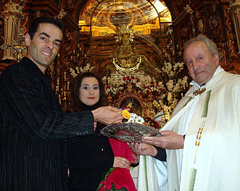 Molina en la Basílica de la Virgen de las Angustias (A. MEZCUA)